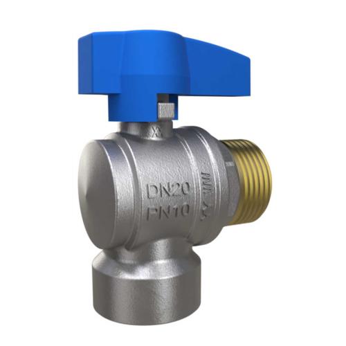 LK Kulventil 703 B vinkel G20 inv/utv Blå