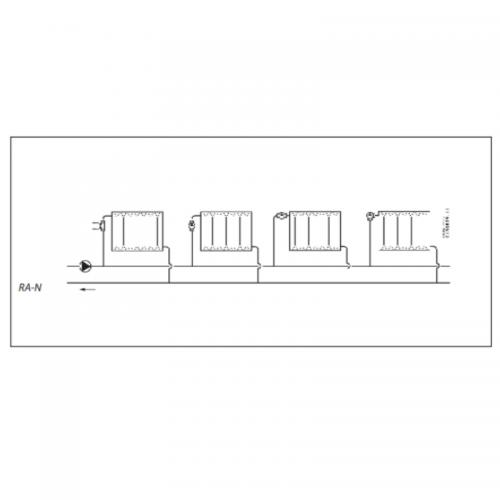 DANFOSS-VENTILDEL RA-N 15 VINKEL