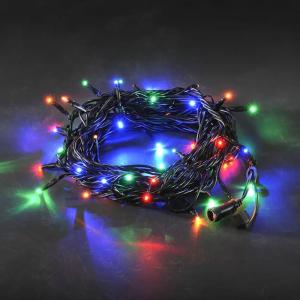 Lyskæde 50 Flerfarvede LED 31V IP44 Sort Konstsmide