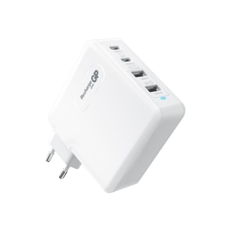 Väggladdare GaN 100W Vit GP