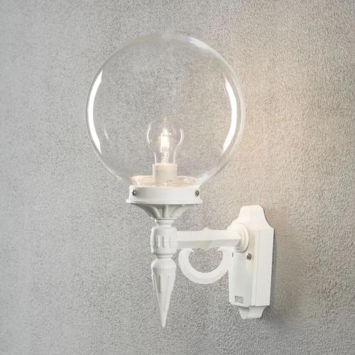 Orion Wall Light E27 230-240V IP23 White Konstsmide