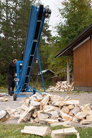 Per Wikstrand PW Vedtransportör 5M Inkl. Hjul och Vinsch 1 Fas