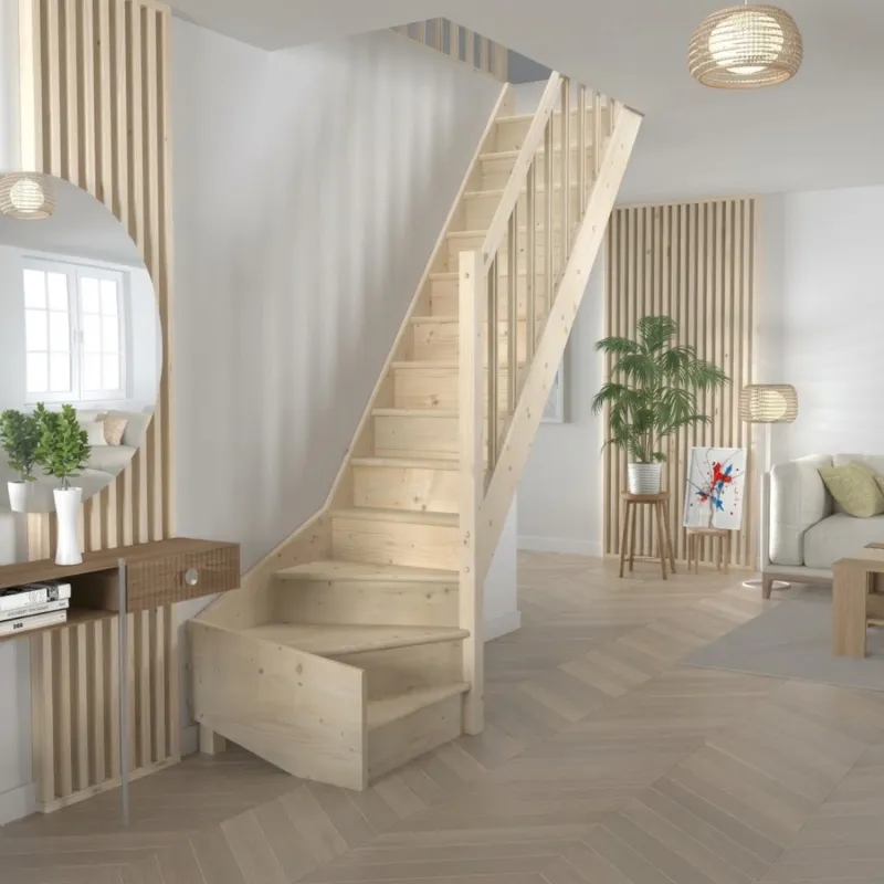 LOFTTRAPPA TRADI ECO HÖGERVRIDEN EK