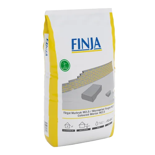 MURBRUK B LJUSGRÅ 0-3MM 40X25KG