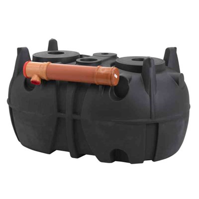 Uponor Sluten tank 3m³ m tömn.rör