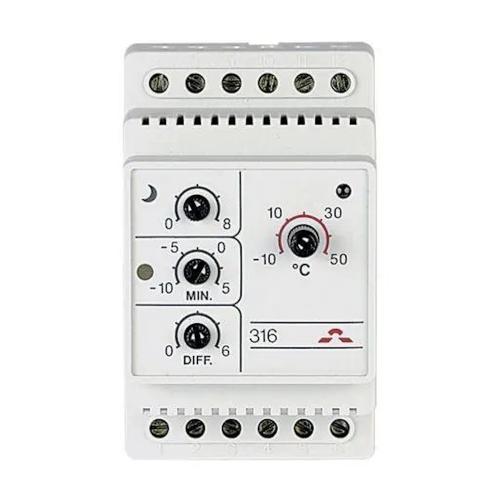 Elektroniskr Termostat +10-+50C 250V 16A Devi