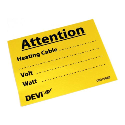 Varningsskylt Kombi Devi