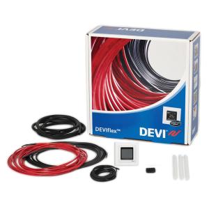 Värmekabel Kit 10m² 1000W Touch 230V Devi