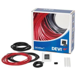 Heating Cable Kit 10W/m 14m² 1400W Touch Red Devi