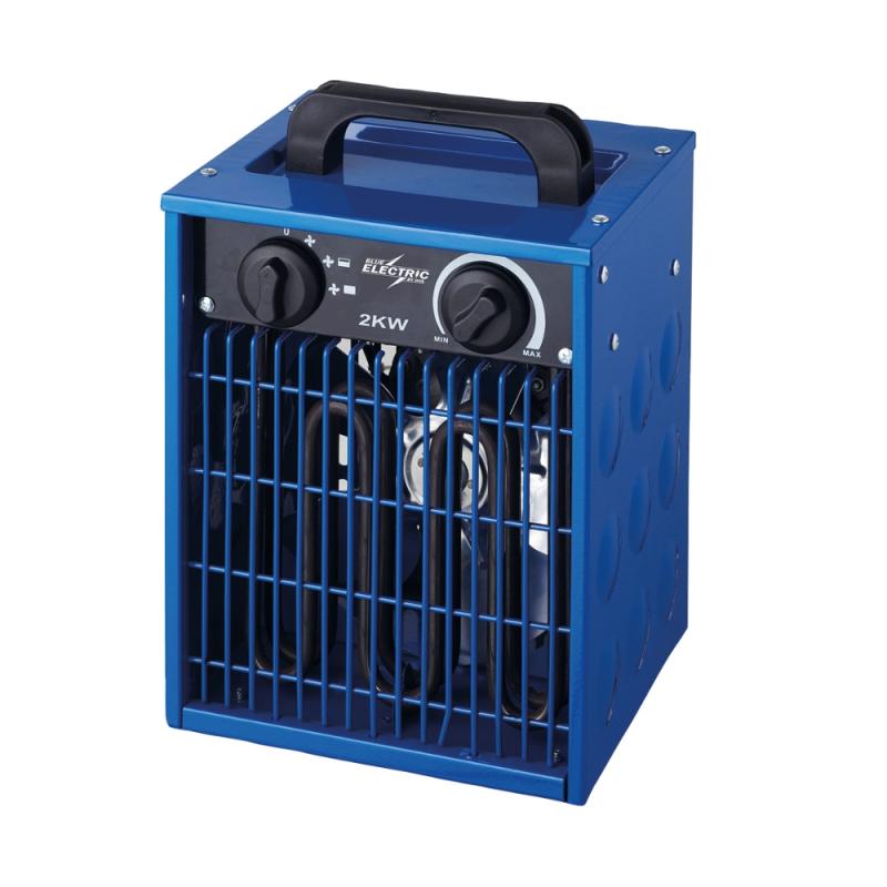 Varmeblæser 1-Faset 2kW 230-240V IP24 Blue Electric