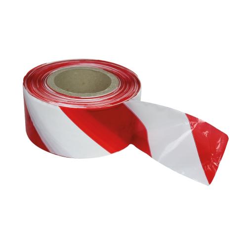 Afspærringsbånd 70mmx500m Rød/Hvid Sprehn