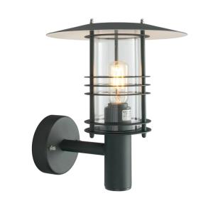 Wall Light Stockholm Black E27 46W 220-240V IP54 Norlys 280B