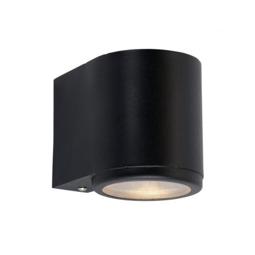 Væglampe Mandal Ned, LED, Sort, 3,9W, IP44, Norlys 1373B