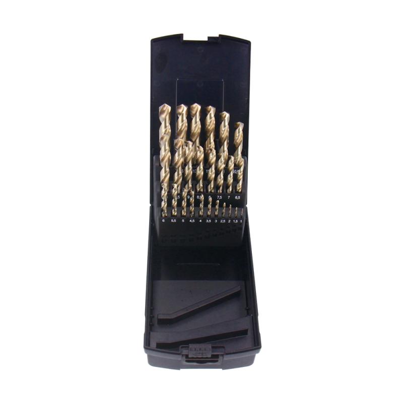 Borrset HSS Cobalt 1-13mm 25-Delar Tecos
