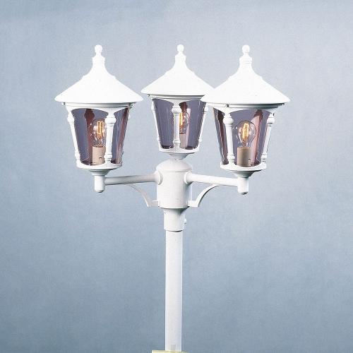 Virgo 3-Arm Table Lamp, 230-240V, 3x100W, IP23, White, Konstsmide