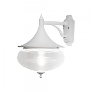 Libra Væglampe E27, 230-240V, IP23, 100W, Hvid, Konstsmide