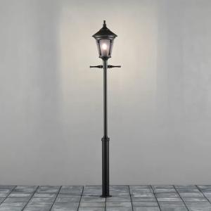 Virgo Stolplykta Inklusive Stolpe E27 255cm 230-240V IP23 Svart Konstsmide