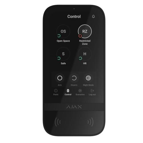 Ajax Keypad Touchscreen Black