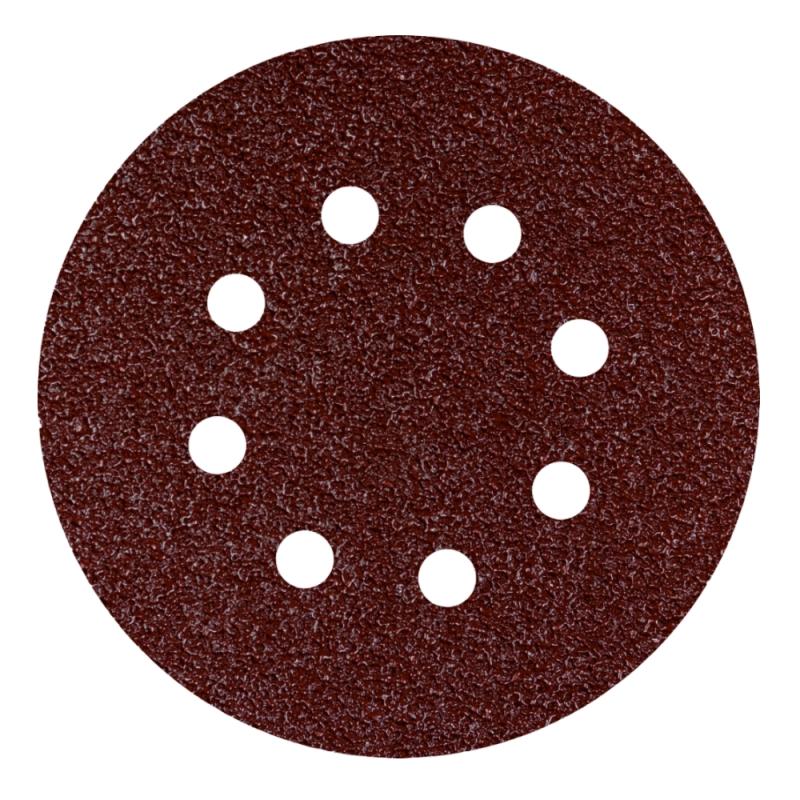 Slibeskive Med Velcro 8-Huls Kornstørrelse-120 115mm 5stkx10pakke​ Germaflex