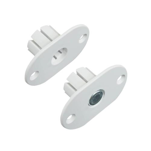 Alarmtech Plastadapter Med Stark Magnet MC200 2st Vit