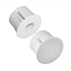 Alarmtech Plastadapter Med Stærk Magnet 25mm 2stk Hvid