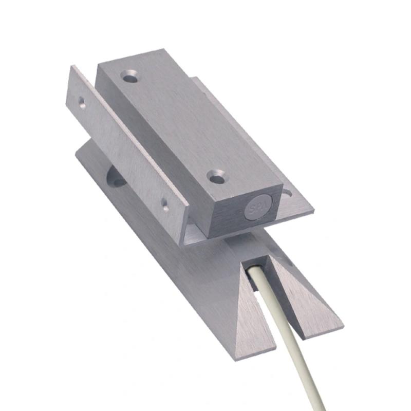 Alarmtech Magnetkontaktsæt Med 6m Kabel Aluminium