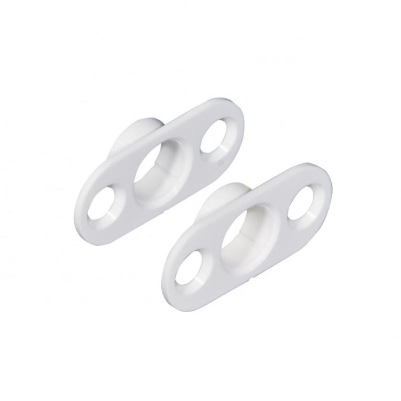 Alarmtech Plastadapter Liten Med Skruvhål Vit