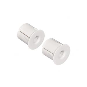 Alarmtech Plastic Adapter Snap In 19mm Plastic 5pcs White