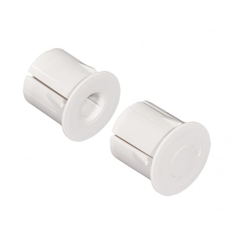 Alarmtech Plastadapter Med Stærk Magnet MC300 19mm 2stk Hvid