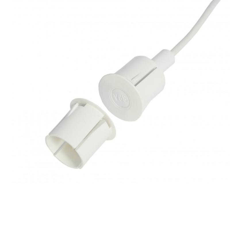 Alarmtech Magnet Kontakt MC340 5m IP67 Vit