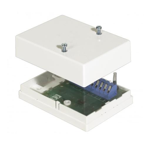 Alarmtech Reläbox 1x2 Pol Växlande Vit