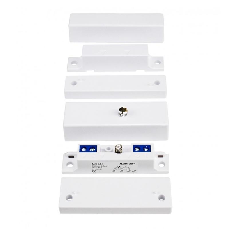 Alarmtech Magnetisk Kontakt MC440 IP43 Hvid