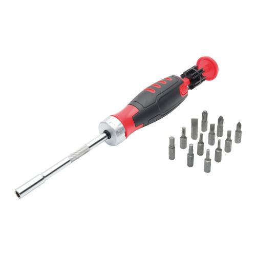 Bit Skraldeskruetrækker Pro 12 Med Gummibelagt Håndtag Pro