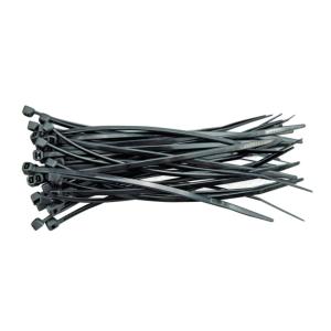 Kabelbindere Nylon 430x4,8mm Sort 100stk Vorel