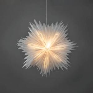 Paper Star Including Cord Stand E14 60cm IP20 White Konstsmide