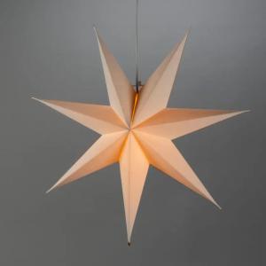 Paper Star Including Cord Stand 78cm IP20 White Konstsmide