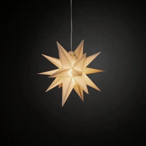 3-D Pappstjärna LED G4 45cm IP20 Vit Konstsmide