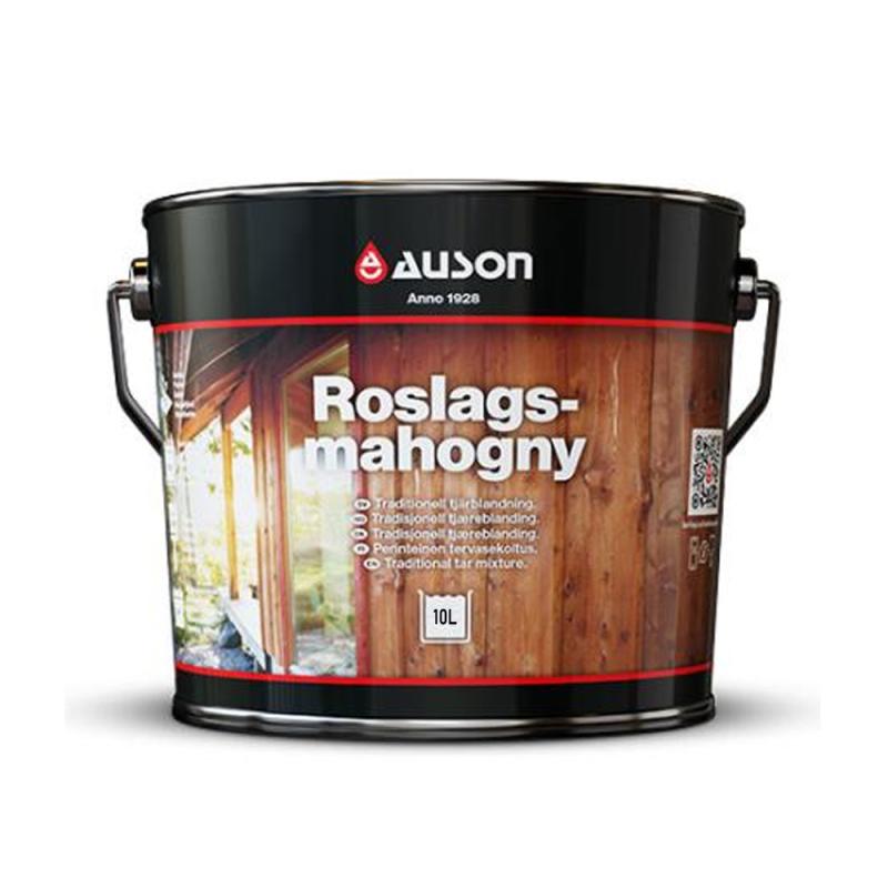 Trätjära Roslagsmahogny 10 Liter Auson