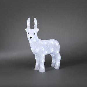 Reindeer Acrylic 38cm 40 White LED 24V/IP44, Konstsmide
