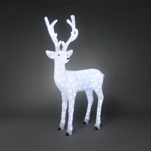 Reindeer Acrylic 184 White LED 130 cm 24V/IP44, Konstsmide