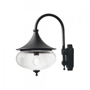 Libra Wall Lamp, E27, Black, 230-240V, IP23, 60W, Konstsmide