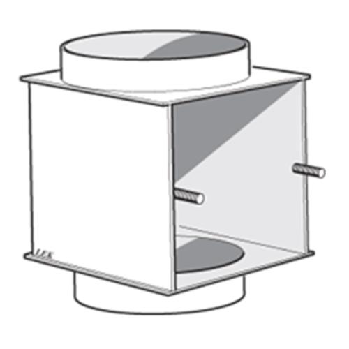 Lige Opadgående Skorstensrør, NIBE