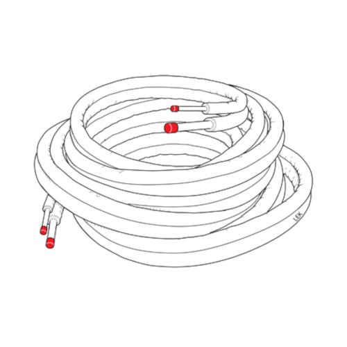 Gasvätskerör Split 3/8-5/8 12M, NIBE