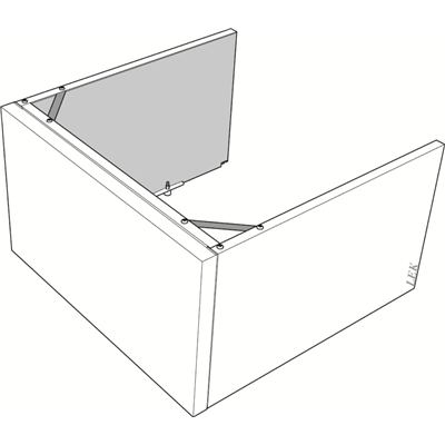 Nibe Överskåp till F-370, F-470 m.fl. 345 mm