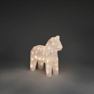 Horse Acrylic Transparent LED 32cm 24V/IP44, Konstsmide