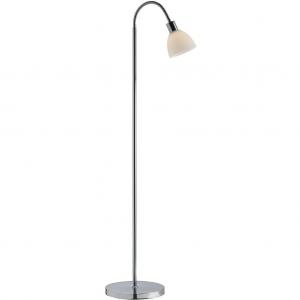 Ray Single Floor Lamp Chrome, nordlux 63214033