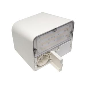 Viva Udendørs Væglampe 2-Udtag 10W 220-240V 1200lm 830/840 IP44 Hvid Legrand