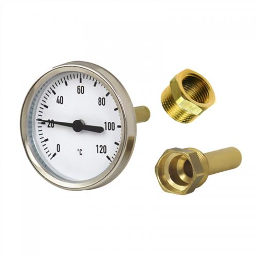 CTC Termometer 0-120°C 3/4"