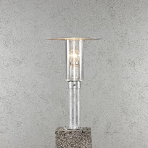 Mode Portlampe Med Stolpe E27 230-240V IP54 Galvaniseret Konstsmide