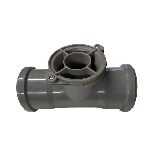 Rengøringsrør Med Låg 75 mm 2 Ærme